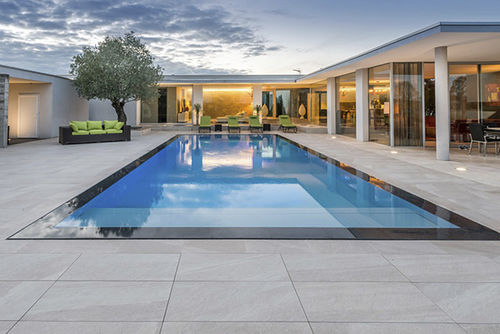 Бассейн для наружного применения - RENOVATION PISCINE LYON - PISCINES CARRE BLEU - для гостиницы / заглубленный / из бетона