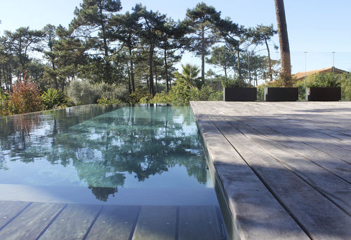 Переливной бассейн - AGRETEC BORDEAUX - PISCINES CARRE BLEU - для наружного применения / заглубленный / из бетона