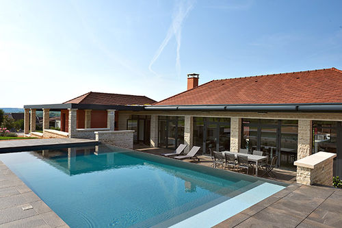 Переливной бассейн - PISCINE A DEBORDEMENT TROYES - PISCINES CARRE BLEU - на заказ / для наружного применения / заглубленный