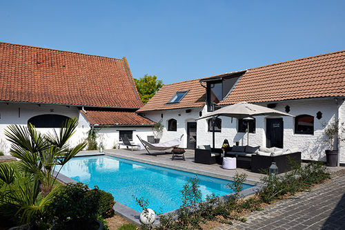 Бассейн на заказ - PISCINE FAMILIALE LILLE - PISCINES CARRE BLEU - для наружного применения / заглубленный / из дерева