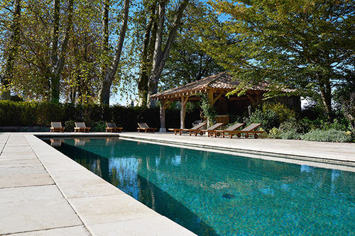 Переливной бассейн - PISCINE GITE VERT D'EAU PERIGUEUX - PISCINES CARRE BLEU - плавательный бассейн / для наружного применения / для гостиницы