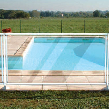 Защитный барьер - PISCINES CARRE BLEU - неподвижный / из стекла / для бассейна