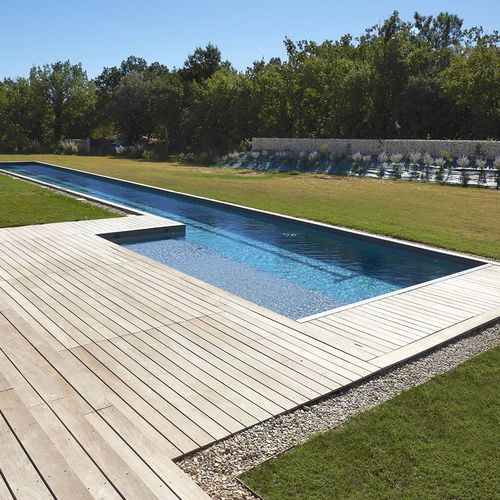 Бассейн в полном комплекте - ESPACE TONIQUE ET SPORTIF - PISCINES CARRE BLEU - плавательный бассейн / для наружного применения / полузаглубленный