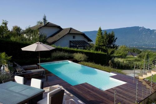 Переливной бассейн - ANNECY - PISCINES CARRE BLEU - для наружного применения / заглубленный / из бетона