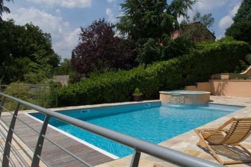 Бассейн для наружного применения - MONTAGNY 69 - PISCINES CARRE BLEU - заглубленный / из бетона