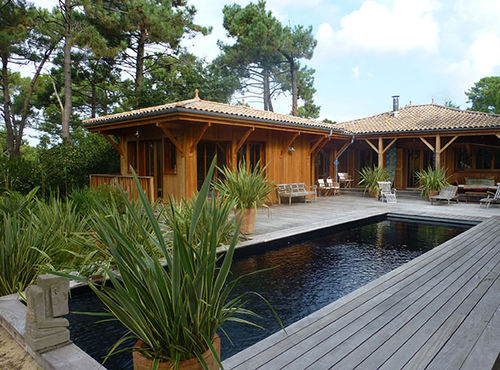 Бассейн для наружного применения - BORDEAUX - PISCINES CARRE BLEU - заглубленный / из бетона