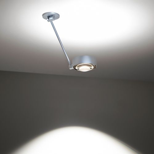 Современный потолочный светильник - SENTO SOFFITTO SINGOLO - Occhio - круглый / из стекла / из алюминия