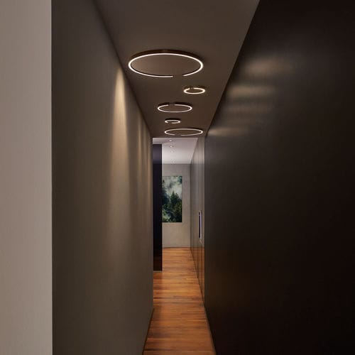 Современный потолочный светильник - MITO SOFFITTO 60 - Occhio - круглый / из алюминия / LED