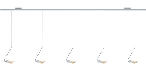 Подвесная лампа - PURO: SISTEMA SOFFITTO CINQUE - Occhio - из стекла / из металла / современная