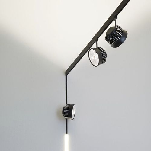 Светильник на рейке LED - NINETY-FIVE S - Buschfeld Design - круглый / из металла / для профессионального использования