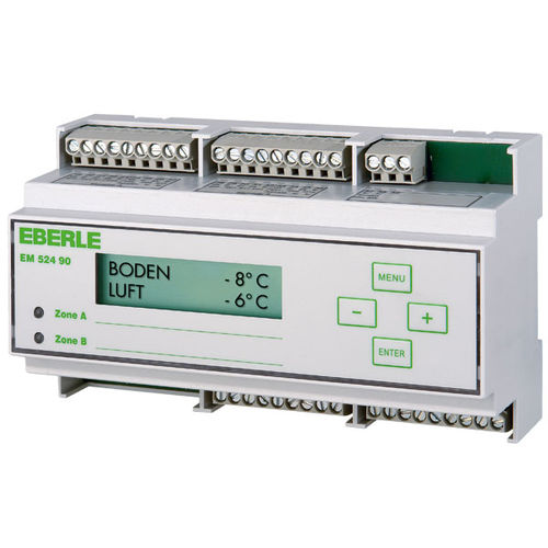 Устройство управления на DIN-рейке - EM 524 90 - Eberle Controls - влажности / для измерения температуры / с экраном
