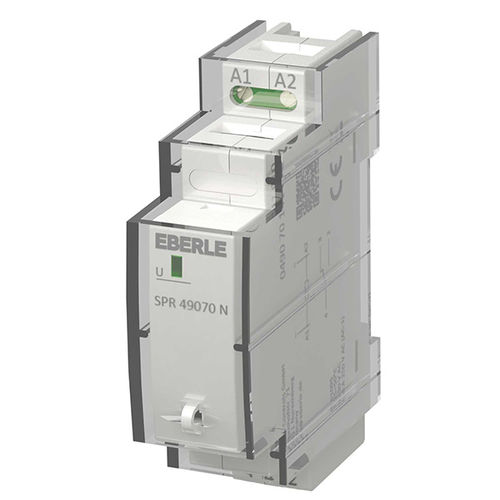 Электромеханическое реле 230 Vca - SPR 490 70 N - Eberle Controls - NO/NF / соединения / на DIN-рейке
