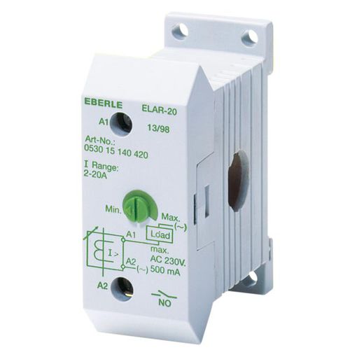 Статическое реле AC - ELAR 20 - Eberle Controls - 1NO / монофазовый / на DIN-рейке