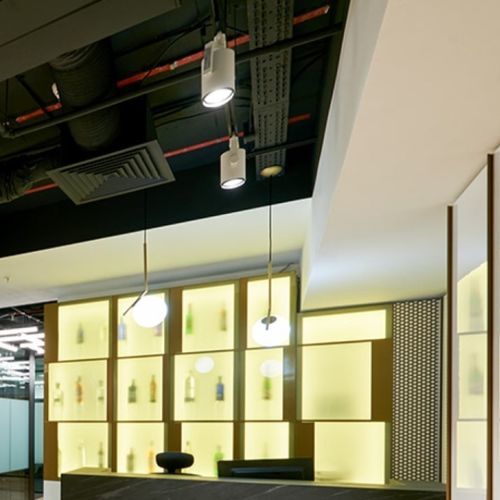 Светильник на рейке LED - AS425 - PERFORMANCE IN LIGHTING - круглый / из литого алюминия / из экструдированного алюминия