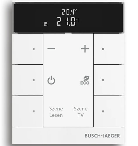 Клавиатура устройства управления для систем домашней автоматизации - Tenton® - BUSCH-JAEGER - для вентиляционной системы / для контроля доступа / для системы обогрева