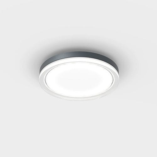 Современный потолочный светильник - LISC - IP44 Schmalhorst - круглый / из опалового стекла / LED