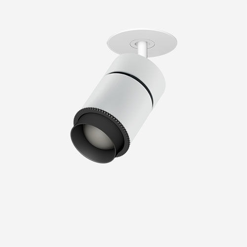 Наполовину встроенный точечный светильник - YORI- ZOOM - Reggiani Illuminazione - LED / круговой / изгибаемый