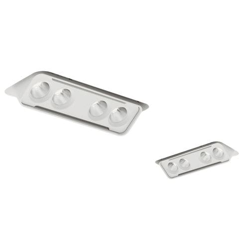 Встраиваемый точечный светильник в потолок - DEUX PIECES RI - Intra Lighting d.o.o. - LED / прямоугольный / для профессионального использования