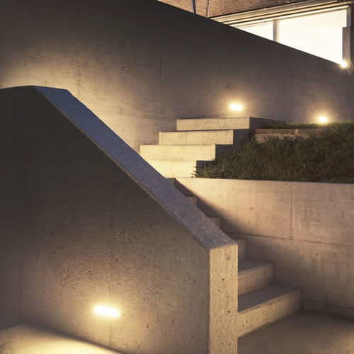 Встраиваемый светильник в стену - CONCRETE  - Simes - LED / прямоугольный / IP65