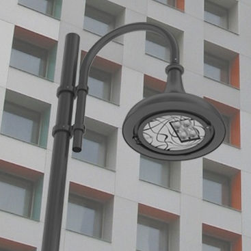 Городской фонарный столб - GOBLET - AEC Illuminazione - современный / из литого алюминия / с диффузором из закаленного стекла