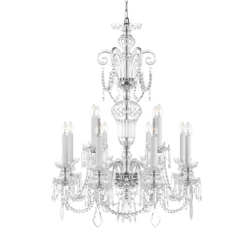 Классическая люстра - RUDOLF : HISTORIC DESIGN - Preciosa - из кристалла / из хромированной латуни / ручной работы