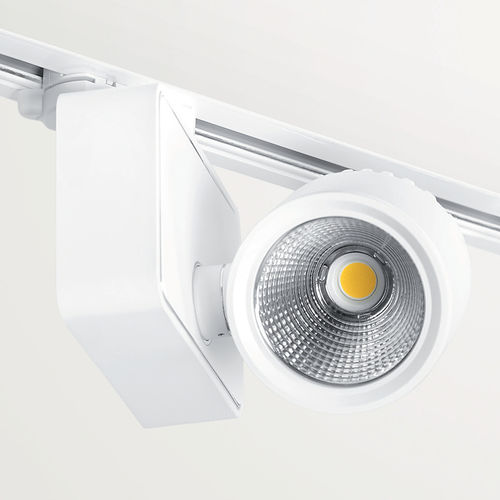 Светильник на рейке LED - ZEN - Arkos Light - Oscaluz, - круглый / из алюминия / из стекла
