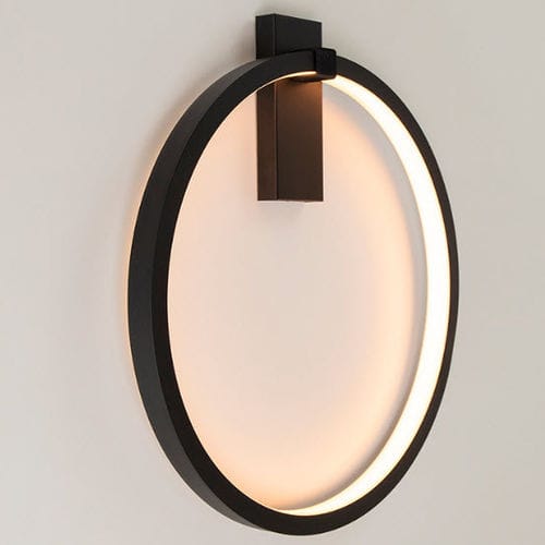 Современный настенный светильник - HOOP - ONOK LUZ TECNICA - для интерьера / из алюминия / круглый