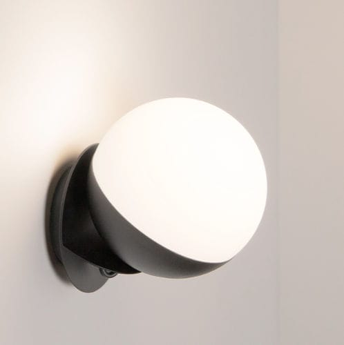 Современный настенный светильник - BALO MINIMAL - ONOK LUZ TECNICA - для интерьера / из стали / из стекла