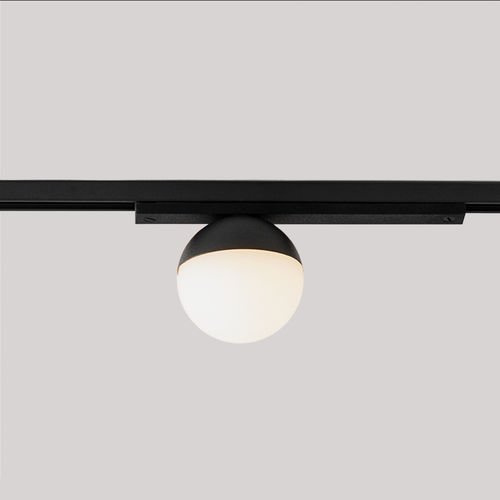 Светильник на рейке LED - TINY BALO 60 48V - ONOK LUZ TECNICA - сферический / из металла / для профессионального использования