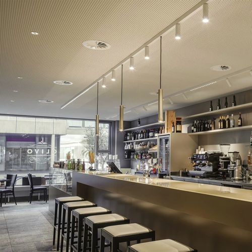 Светильник на рейке LED - VERTICO  - RIBAG Licht AG - круглый / из алюминия / из стекла