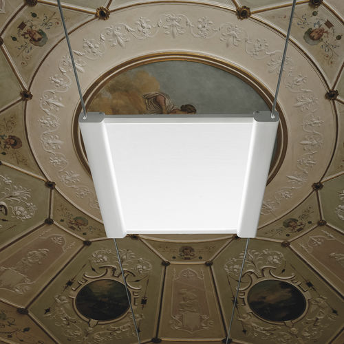 Светильник на кабеле LED - TRIX-C30 - LINEA LIGHT GROUP - квадратный / из алюминия / из стекла