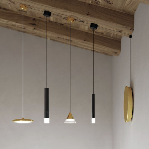 Подвесная лампа - SINFONIA SYSTEM PUCCINI - LINEA LIGHT GROUP - из крашеного алюминия / из полиметилметакрилата / современная