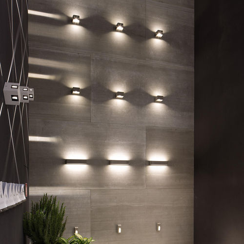 Современный потолочный светильник - CEM - LINEA LIGHT GROUP - квадратный / из цемента / LED