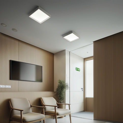 Современный потолочный светильник - Tara UPS - LINEA LIGHT GROUP - квадратный / из алюминия / из поликарбоната