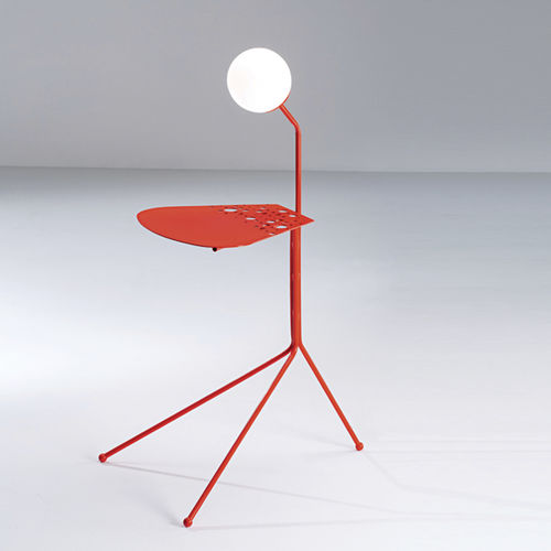 Напольная лампа - OMETTO - Siru Lighting - из окрашенного металла / современная / беспроводная