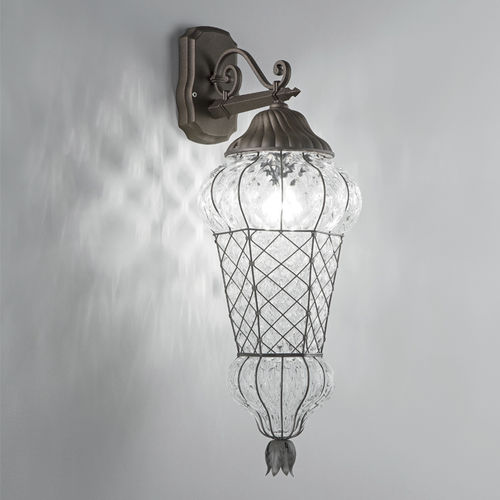 Классический настенный светильник - BABÀ - Siru Lighting - для наружного применения / из металла / из дутого стекла