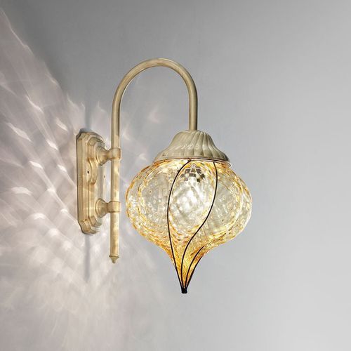 Классический настенный светильник - GOCCIA - Siru Lighting - для наружного применения / из металла / из дутого стекла