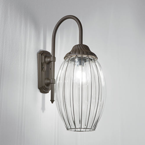 Классический настенный светильник - NAUTILUS - Siru Lighting - для наружного применения / из дутого стекла / из металла