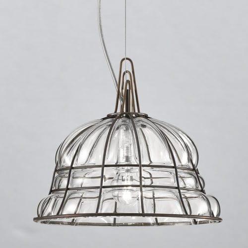 Подвесная лампа - BELL - Siru Lighting - из металлической сетки / из дутого стекла / современная