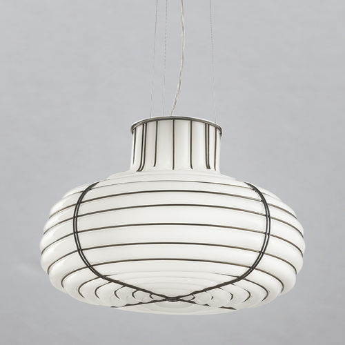 Подвесная лампа - CHAPEAU - Siru Lighting - из металлической сетки / из дутого стекла / современная