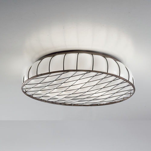 Современный потолочный светильник - SOFFICE - Siru Lighting - круглый / из металлической проволоки / из муранского стекла