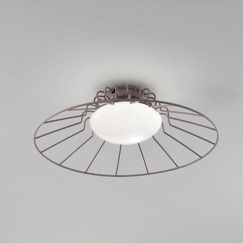 Современный потолочный светильник - SUNRISE - Siru Lighting - круглый / из металлической проволоки / из дутого стекла
