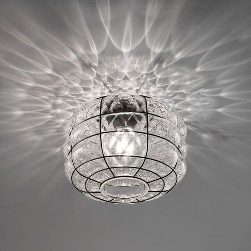Современный потолочный светильник - TERRA - Siru Lighting - круглый / из металлической проволоки / из железа