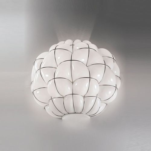 Современный настенный светильник - POUFF - Siru Lighting - для наружного применения / из металлической проволоки / из дутого стекла