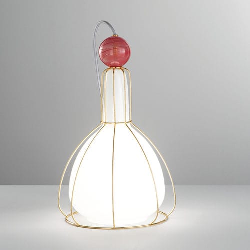 Настольная лампа - DAMA - Siru Lighting - из металлической проволоки / из дутого стекла / современная