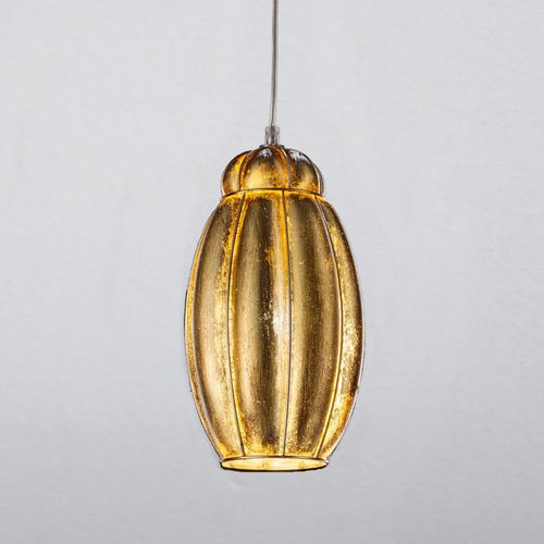 Подвесная лампа - FOGLIA ORO - Siru Lighting - из кристалла / листовое золото / классическая