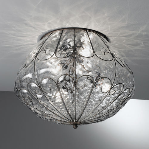 Классический потолочный светильник - SAN TOMÀ - Siru Lighting - круглый / скульптурный / из металлической проволоки