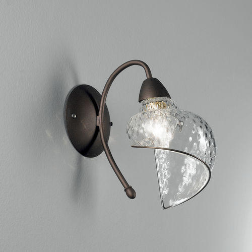 Классический настенный светильник - CHIOCCIOLA - Siru Lighting - для интерьера / из металла / из дутого стекла