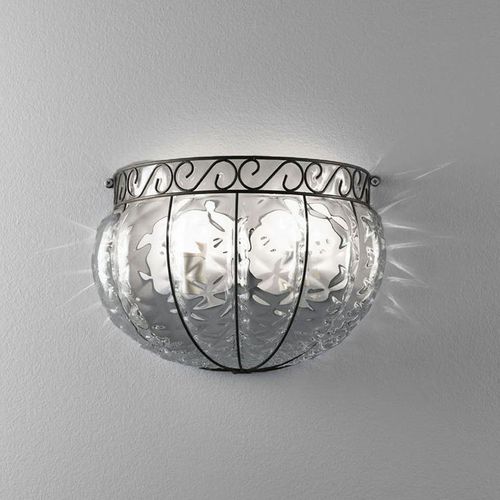 Классический настенный светильник - HAREM - Siru Lighting - для интерьера / из металлической проволоки / из дутого стекла