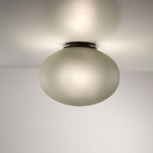 Современный потолочный светильник - BOLLA - Siru Lighting - овальный / из дутого стекла / из дымчатого стекла